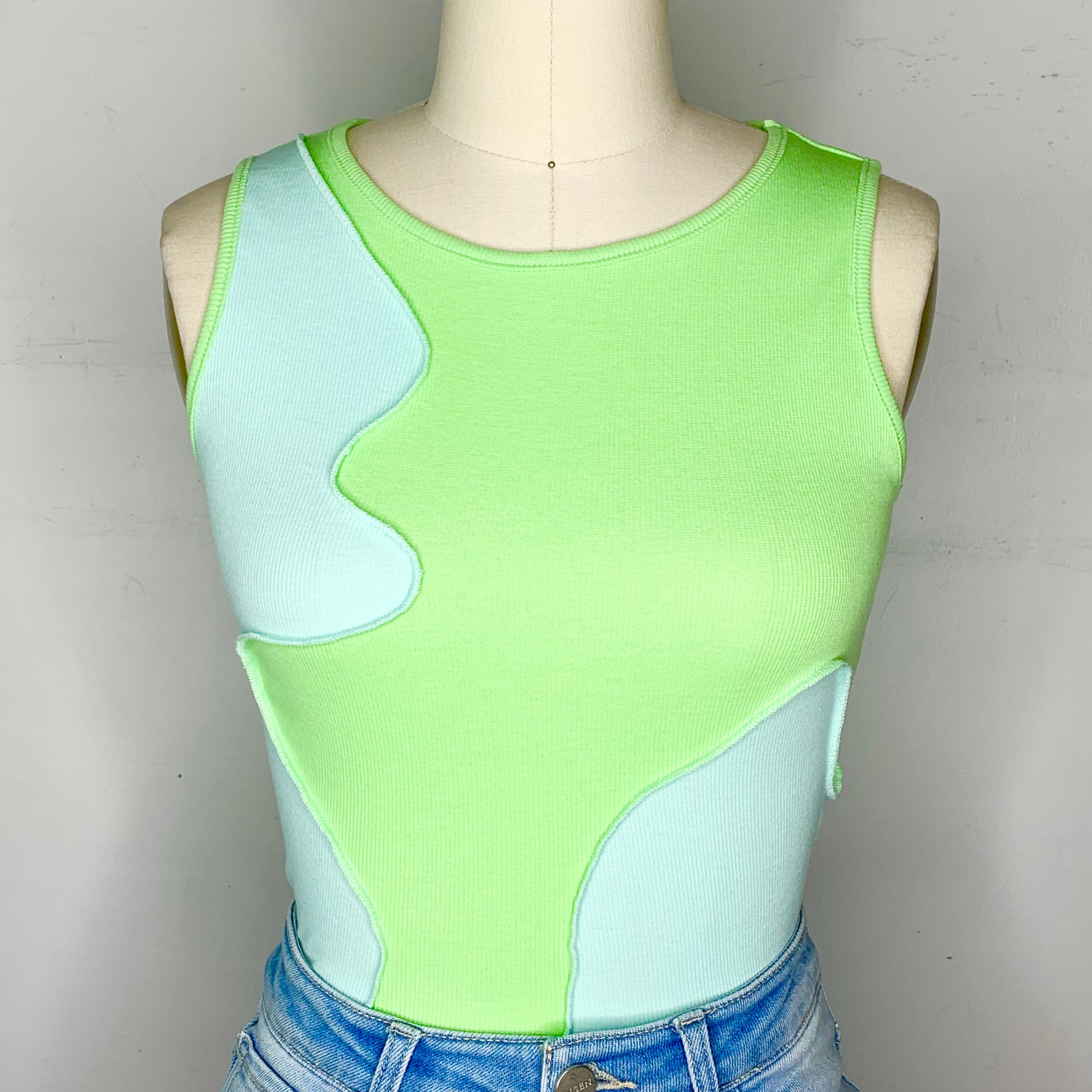 Groovy Two Tone Tank | Women's Clothing and Gift Boutique
